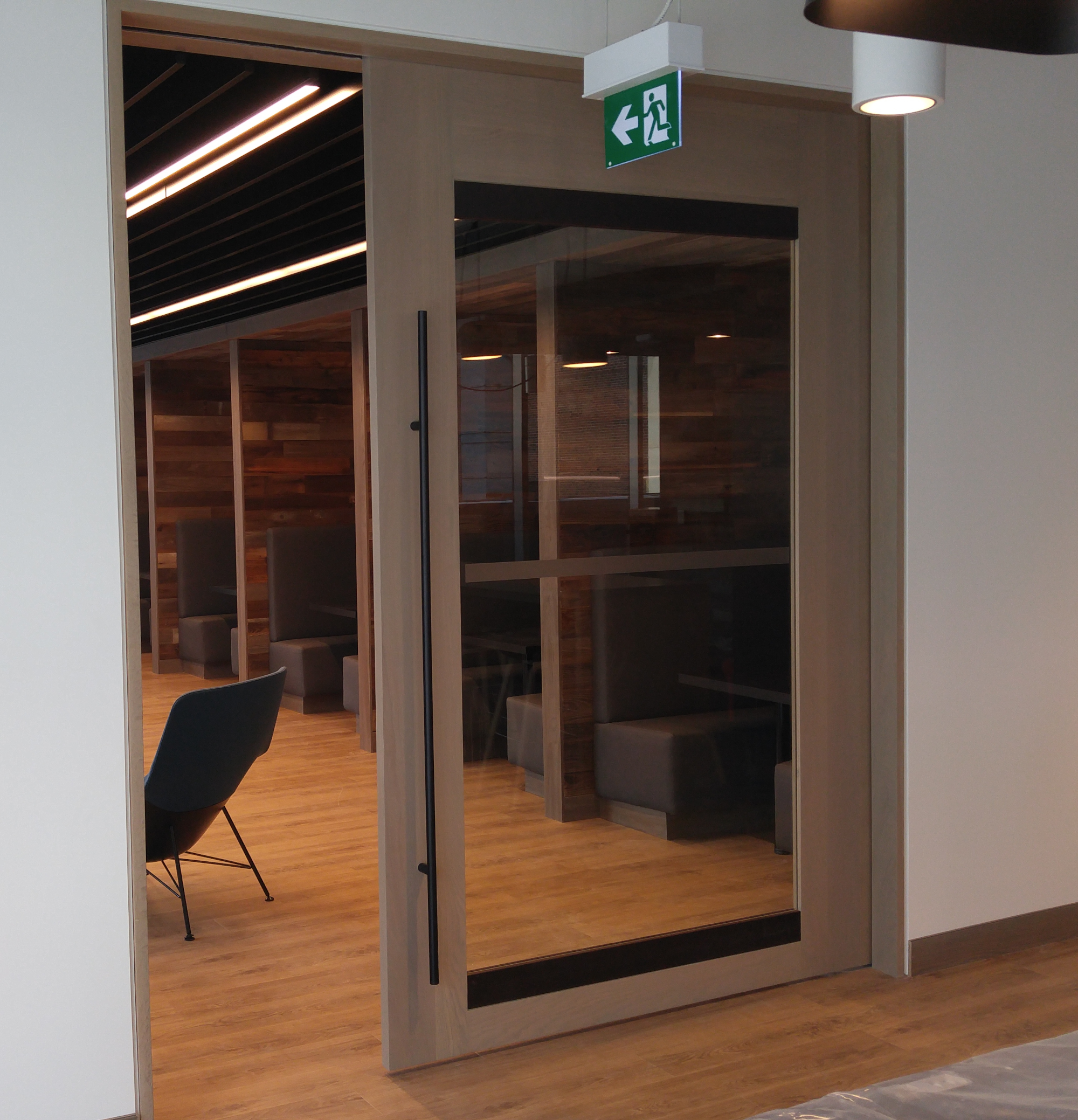 Professional commercial door installation in Ontario by skilled Opal Carpentry professionals